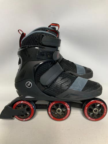 Used K2 Trio S 100 Senior Rec Fitness Skates Black Senior 13 11823-s000030402