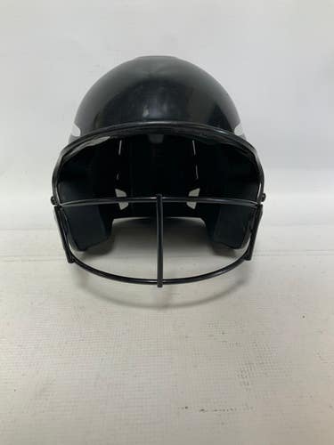 Used Rip-it Black White Batting Helmet W Mask Black Md 11823-s000030471