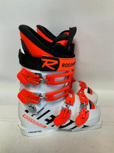 Used Rossignol Hero Boys Dh Ski Boot White 210 Mp - J02 11823-s000030570