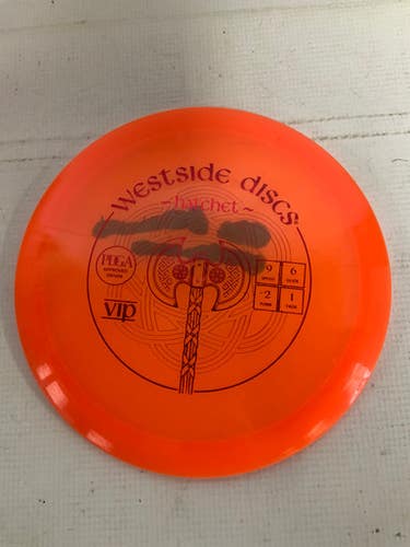 Used Westside Hatchet Vip Disc Golf Driver Orange 11823-s000031369