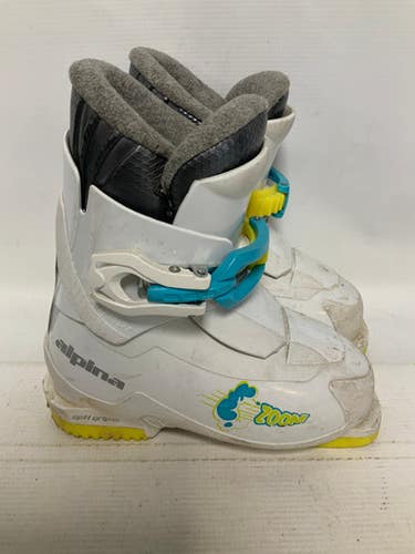 Used Alpina Zoom Girls Dh Ski Boot White 185 Mp - Y12 11823-s000031633