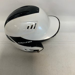 Used Rawlings R16j-r1 Batting Helmet No Mask White And Black Sm 11823-s000031861