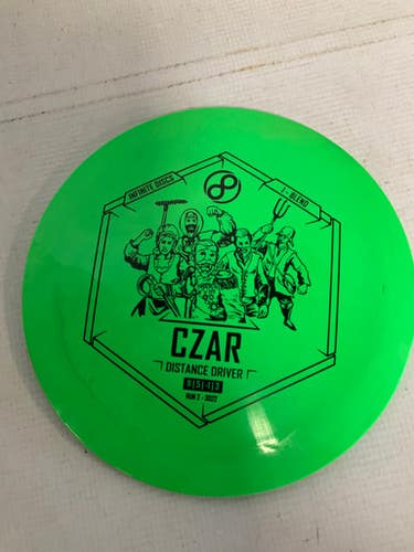 Used Infinite Discs Czar I-blend Disc Golf Driver Green 11823-s000032691
