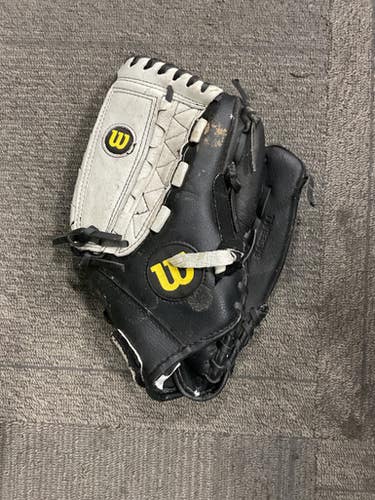 Used Wilson A350 GLOVE BB/SB Glove RH Throw Black 12 1/2" 11614-S000239026