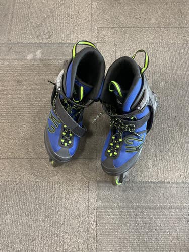 Used K2 RAIDER Senior Rec Fitness Skates Royal Blue Adjustable 11614-S000238996
