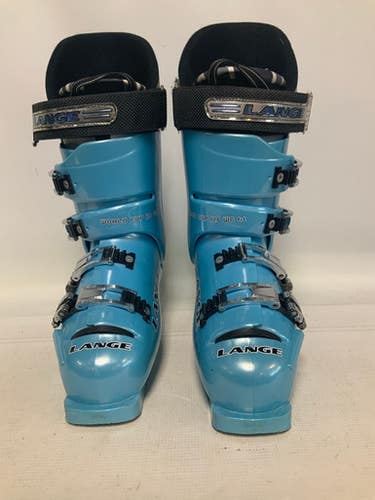 Used Lange World Cup 120 Wc Fit Mens Dh Ski Boot Carolina Blue 270 Mp - M09 - W10 11823-s000032845