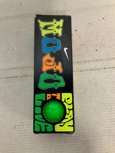 Used Nike Mojo 3 Ball - Golf Ball Sleeve Neon Green 11823-s000033452