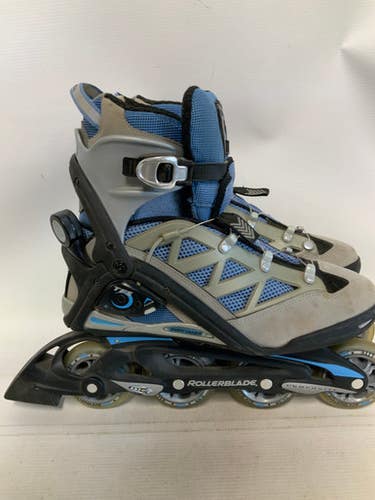 Used Rollerblade Training Pfs Womens Senior Rec Fitness Skates Grey Senior 10 11823-s000033937