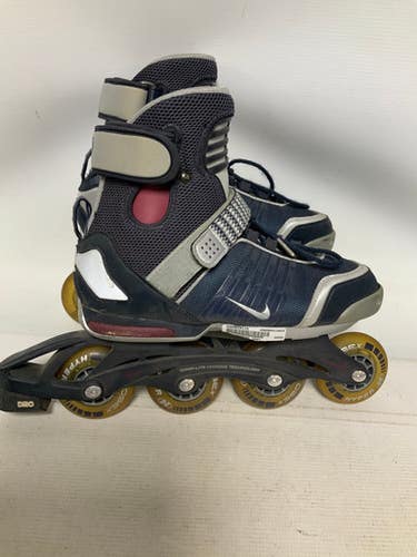 Used Nike Womens Gray Senior Rec Fitness Skates Grey Senior 10 11823-s000034115