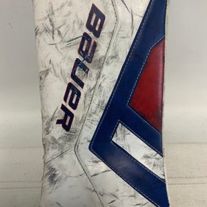Used Bauer Supreme One.5 Junior Goalie Blocker White Red Navy 11823-s000034218