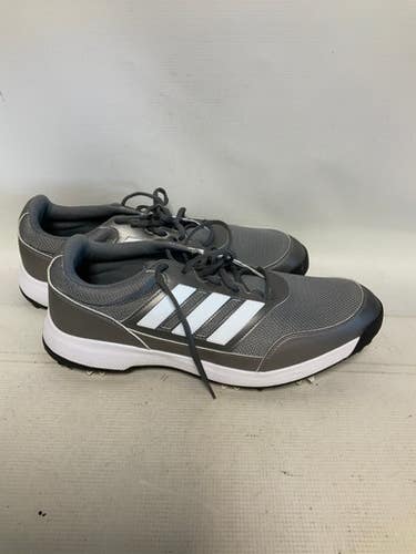 Used Adidas Mens Golf Shoes Grey Senior 14 11823-s000034613