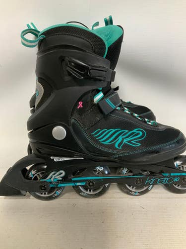 Used K2 Kinetic 80 Senior Rec Fitness Skates Grey Senior 9 11823-s000034838