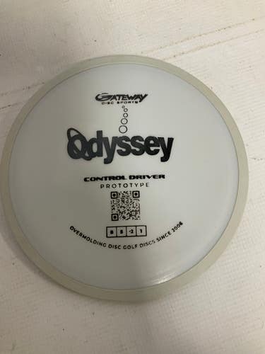 Used Gateway Odyssey Prototype Disc Golf Driver Grey 170g 11823-s000035301