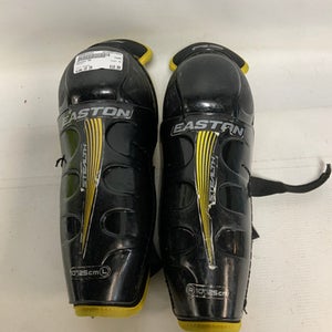 Used Easton Rs Youth Shin Guards Black 10" 11823-s000035253