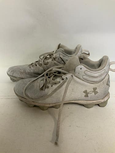 Used Under Armour Adult Fb Cleats White Senior 10.5 11823-s000035589