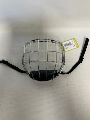 Used Ccm Sm Vector Chrome Hockey Wire Mask Grey Md 11823-s000035665