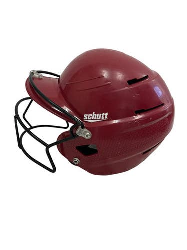 Used Schutt 335600 MD Batting Helmet w/Mask 11692-S000153244