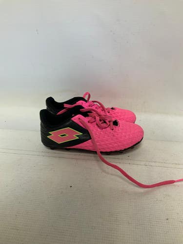 Used Lotto Forza Elite Ii Soccer Cleats Pink Youth 13.0 11823-s000035967