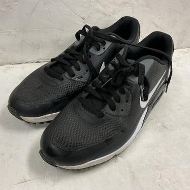 Used Nike Air Max 90 CU9978-002 Mens Golf Shoes Black Senior 10 11855-S000206099
