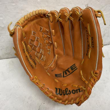 Used Wilson Elite Series A1630 Slowpitch Glove RH Throw Tan 13" 11855-S000206078