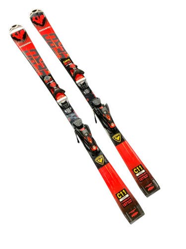 Used Rossignol Hero Carve C11 Mens Dh Ski Binding Red 157 Cm 11823-s000036280