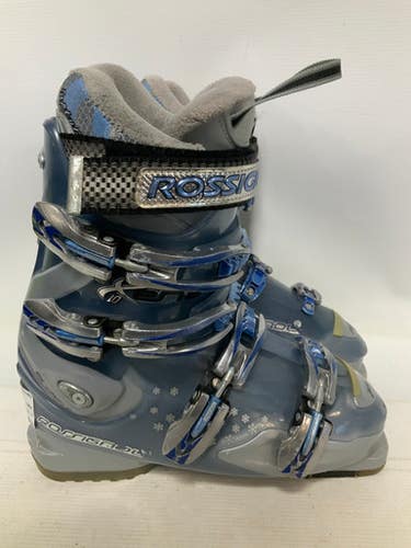 Used Rossignol Xena 10 Womens Dh Ski Boot Grey 255 Mp - M07.5 - W08.5 11823-s000036294