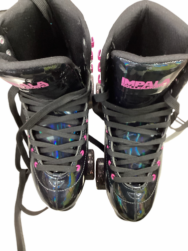 Used Impala EN 13899 Senior Roller Quad Skates Black Senior 8 11613-S000184755