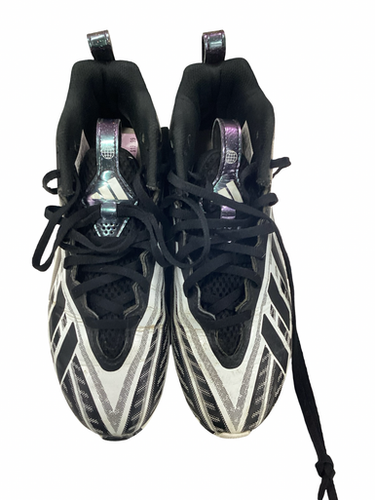 Used Adidas FREAK BB/SB Cleats Black And White Junior 04 11613-S000184812