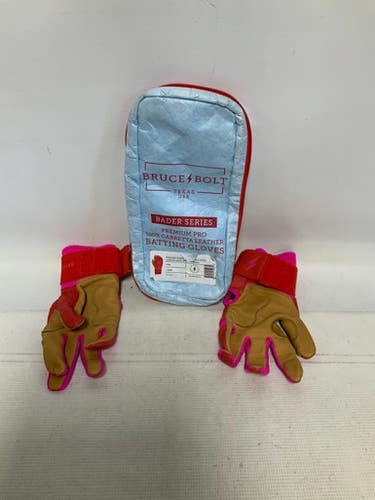 Used Harrison Bader Bb Sb Batting Gloves Pink 11823-s000037007