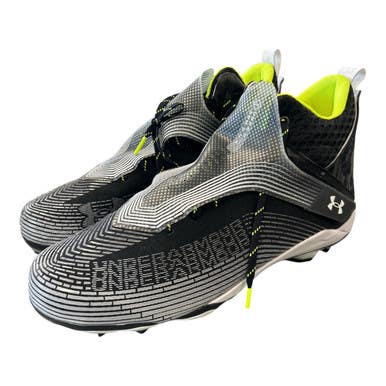 Used Under Armour Adult FB Cleats Black Senior 15 11450-S000523691