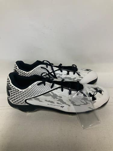 Used Under Armour Deception Dt Bb Sb Cleats White Senior 15 11823-s000037349