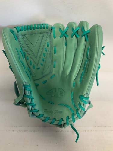Used 44 Pro Signature Series Rh Throw Fastpitch Gloves Teal 13" 11823-s000037641