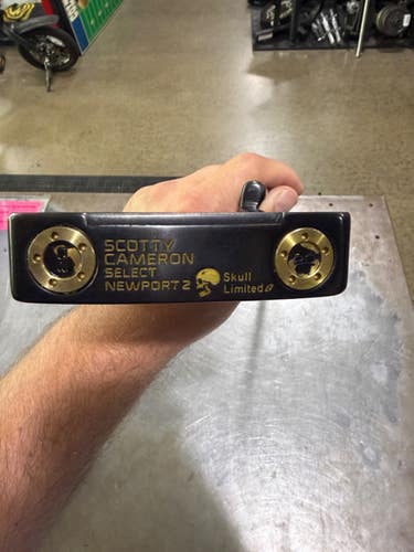 Used Scotty Cameron SELECT NEWPORT 2 SKULL LIMITED Mens Putter RH 11605-S000222152