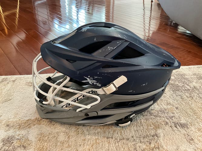 Matte Navy blue Cascade XRS Helmet (Used) SEND OFFERS. WILLING TO NEGOTIATE!