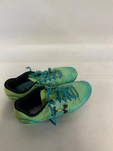 Used Under Armour Soccer Cleats Teal Senior 5 11823-s000038090