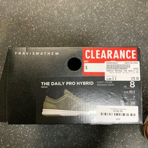 Used Travis Mathew The Daily Lite Pro Mens Golf Shoes White Senior 8 11823-s000038227