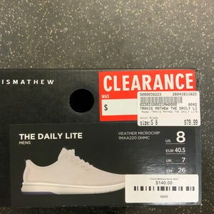 Used Travis Mathew The Daily Lite Mens Golf Shoes Black Senior 8 11823-s000038223