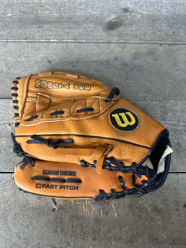 Wilson A0452 FP12 LHT Leather Fast Pitch 12" Softball Glove Mitt Baseball PRO450