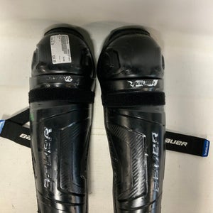 Used Bauer X Junior Shin Guards Black 12" 11823-s000038638