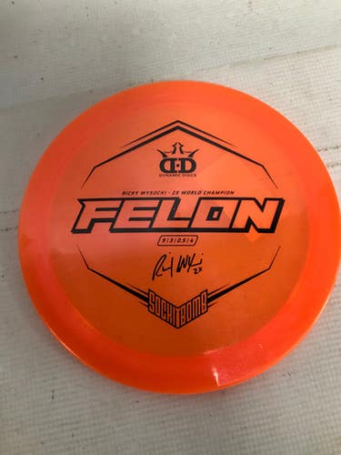 Used Discmania Felon Disc Golf Driver Orange 176g 11823-s000039192