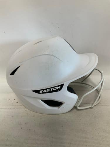 Used Easton Ghost Matte Batting Helmet W Mask White M L 11823-s000039242