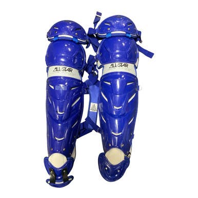 Used All-star Lg30wro Catchers Leg Guards Royal Blue Adult 11823-s000039310