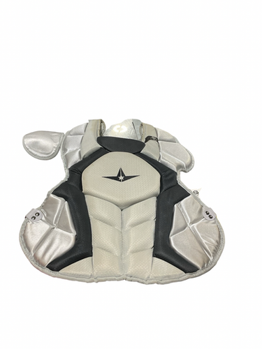 Used All Star S7 CHEST PROTECTOR Catchers Chest Protector Grey Adult 11834-S000053052