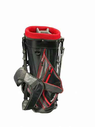 Used Top Flite BLK/RED Mens Stand Bag Black 11834-S000053012