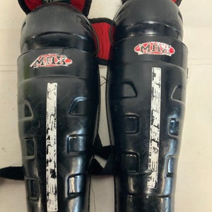 Used Hespeler Max Senior Shin Guards Black 15" 11823-s000039462