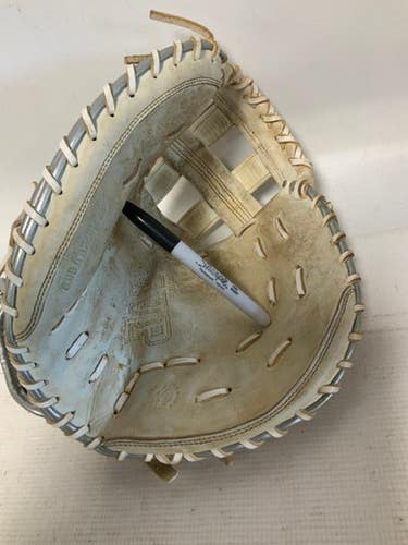 Used Mizuno Gxs 50pmvps Fastpitch Bb Sb Catchers Rh Throw White 34" 11823-s000039690