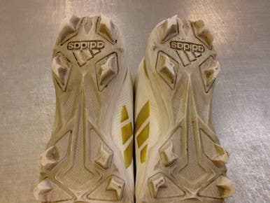 Used Adidas Adult FB Cleats White Senior 9 11339-S000203634