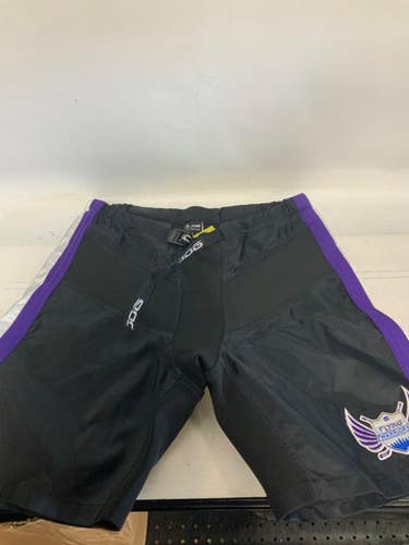 Used Jog Flying Warrior Shells Youth Pant Black And Purple Lg 11823-s000040187