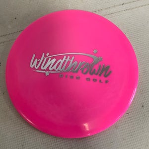 Used Finish Line Windthrown Disc Golf Driver Pink 173g 11823-s000040220