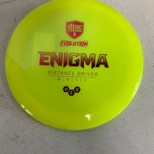 Used Discmania Enigma Neo Disc Golf Driver Yellow 169g 11823-s000040203